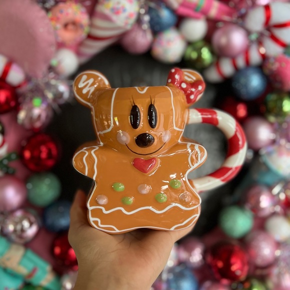 ✨NEW🍪Mickey and Minnie Gingerbread Christmas Mug SET🎁 - Picture 4 of 10